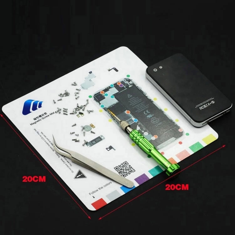 20cmx 20cm Magnetic Screws Mat for iPhone 4