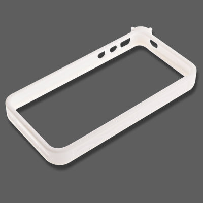 Cat Style TPU Bumper Frame Case for iPhone 4 & 4S(White)