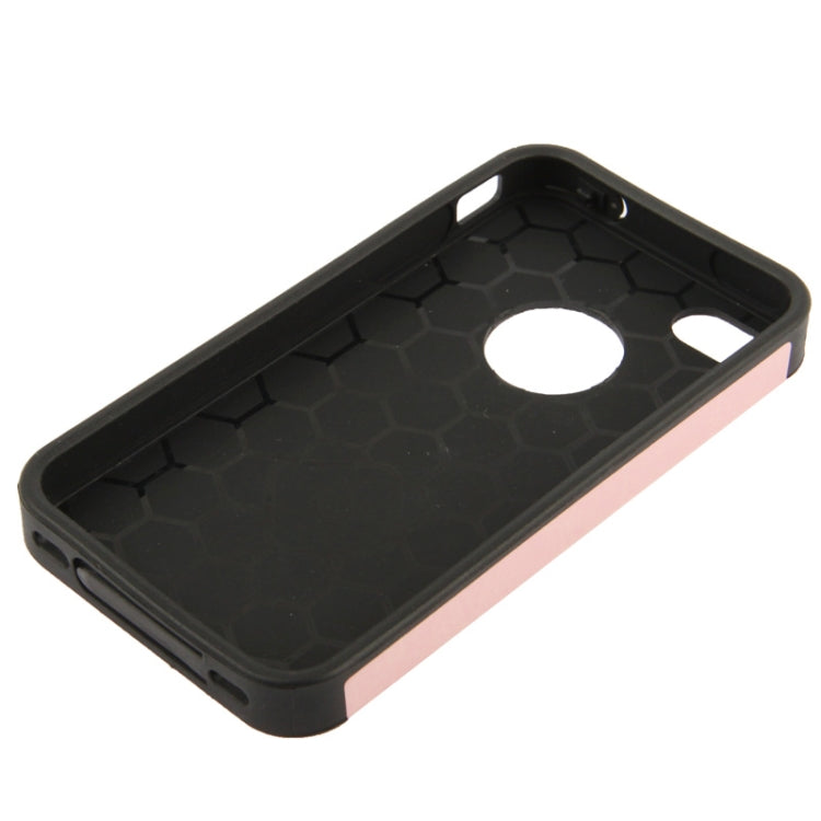 Crazy Horse Texture Paste Skin TPU Protective Case for iPhone 4 & 4S