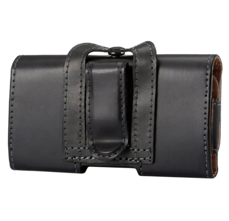 Crazy Horse Texture Vertical Flip Leather Case / Waist Bag and Arch Design with Back Splint for iPhone 4