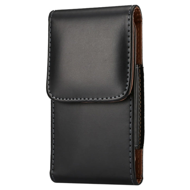 Crazy Horse Texture Vertical Flip Leather Case / Waist Bag with Back Splint for iPhone 4