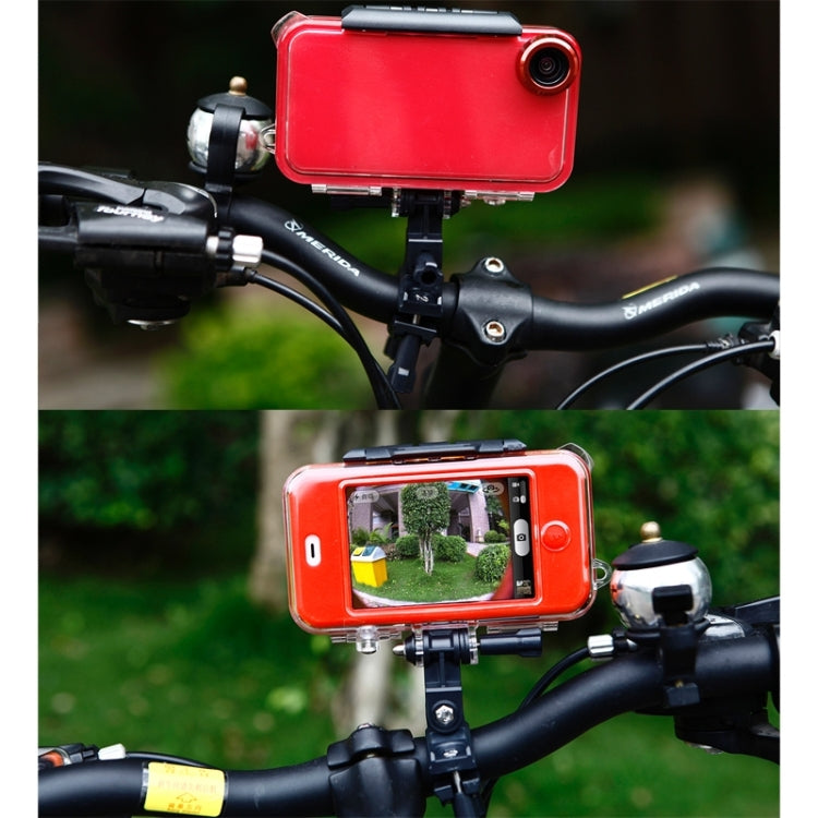 Protective Shell Waterproof Case Cover Sports Accessories Mounting Kit for iPhone 4 & 4S, Waterproof Depth: 10m