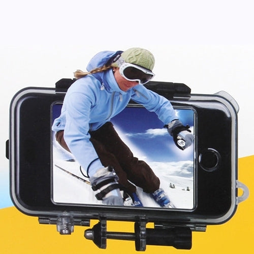 Protective Shell Waterproof Case Cover Sports Accessories Mounting Kit for iPhone 4 & 4S, Waterproof Depth: 10m