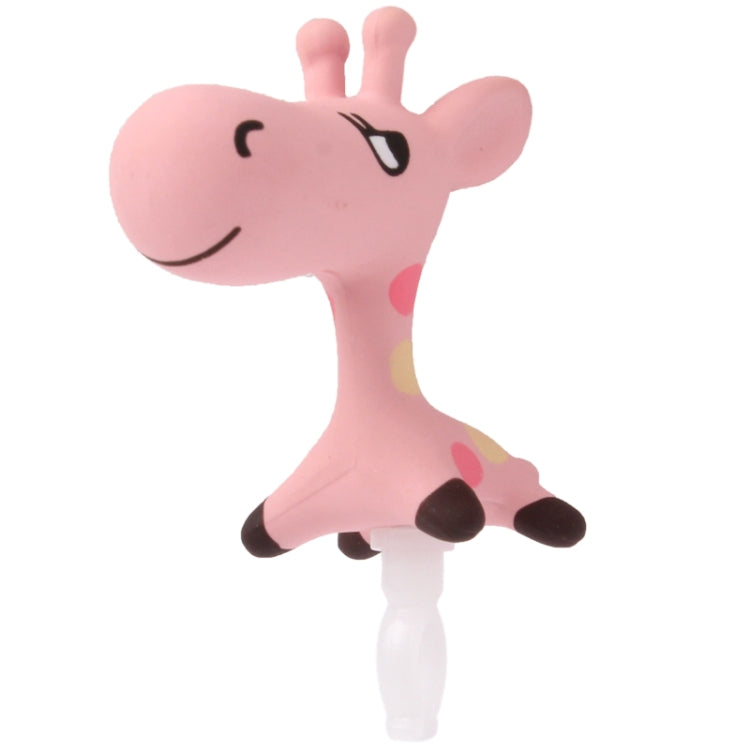 3.5mm Jack Lovely Giraffe Style Creative Earphone Dust Plug for iPhone 4 & 4S / Galaxy S IV / i9500 / i9200