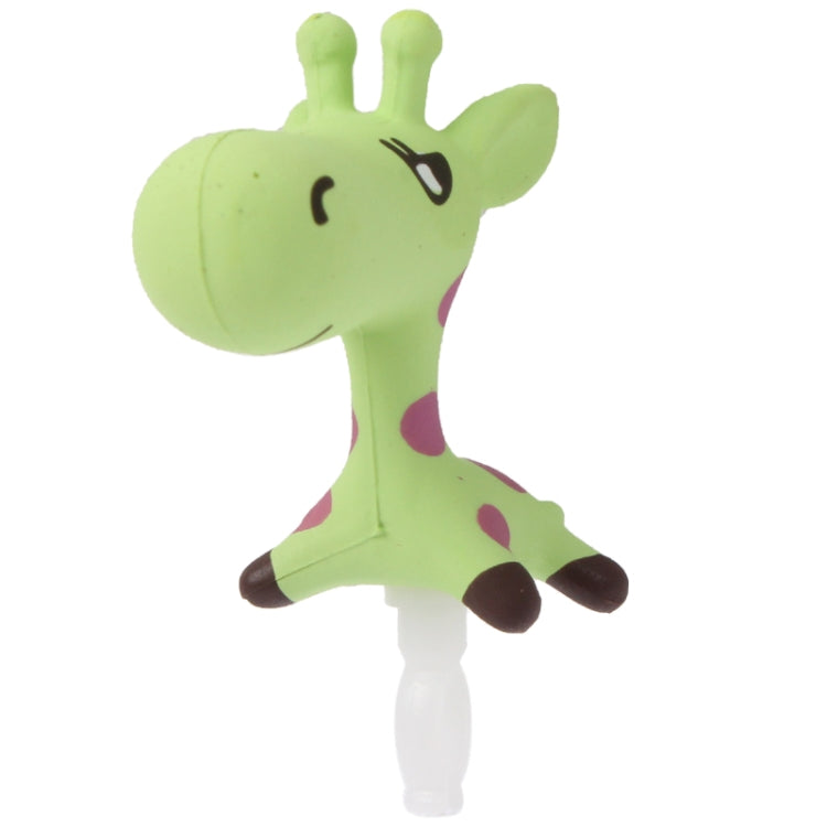 3.5mm Jack Lovely Giraffe Style Creative Earphone Dust Plug for iPhone 4 & 4S / Galaxy S IV / i9500 / i9200