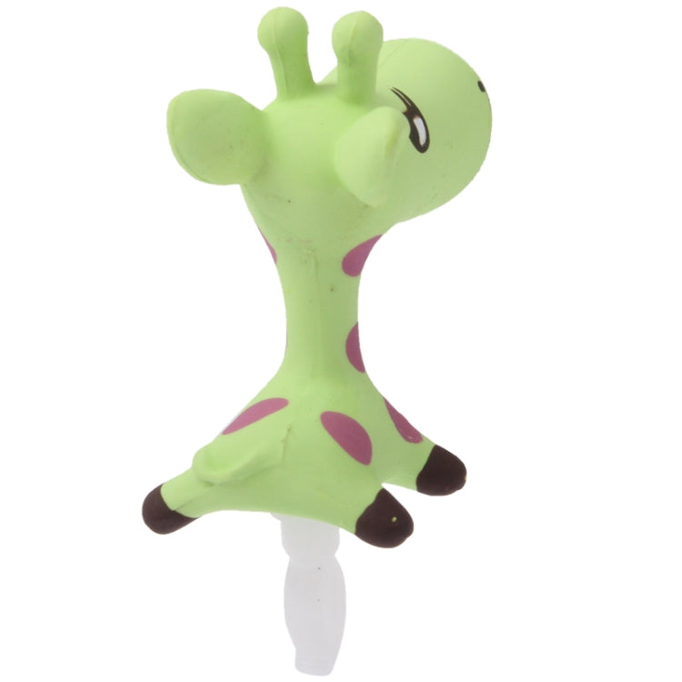 3.5mm Jack Lovely Giraffe Style Creative Earphone Dust Plug for iPhone 4 & 4S / Galaxy S IV / i9500 / i9200