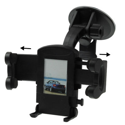 Car Universal Holder for iPhone 4 & 4S / 3GS / 3G / Mobile Phone/ GPS / PDA / MP4, Support 360 Degree Rotating , Width: 4-10.5cm