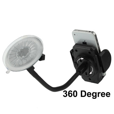 Car Universal Holder, Support 360 Degree Rotation, Width: 4.5-11cm, For iPhone, Galaxy, Sony, Lenovo, HTC, Huawei, and other Smartphones