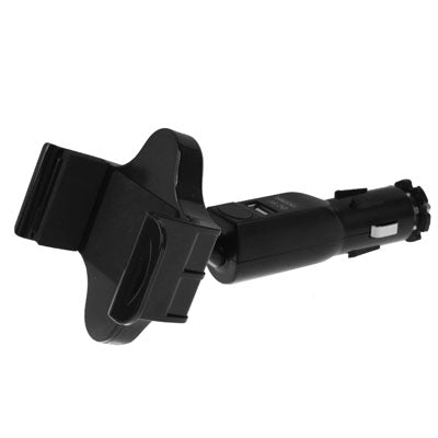 Universal Car Mount with 5V / 1.5A USB Charger for iPhone 4 & 4S / 3GS / Galaxy S III / i9300 / Smart Phone, Support 360 Degree Rotation, Width: 58-85mm(Black)