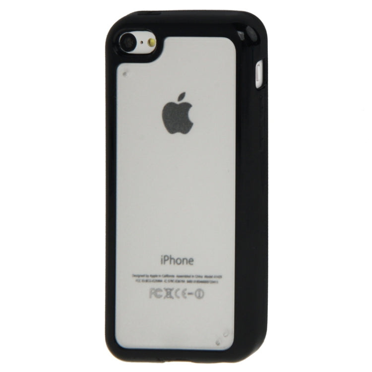 Scrub Translucent Plastic Case with TPU Frame for iPhone 5C