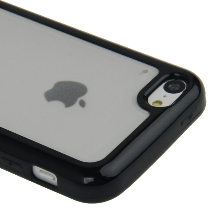 Scrub Translucent Plastic Case with TPU Frame for iPhone 5C