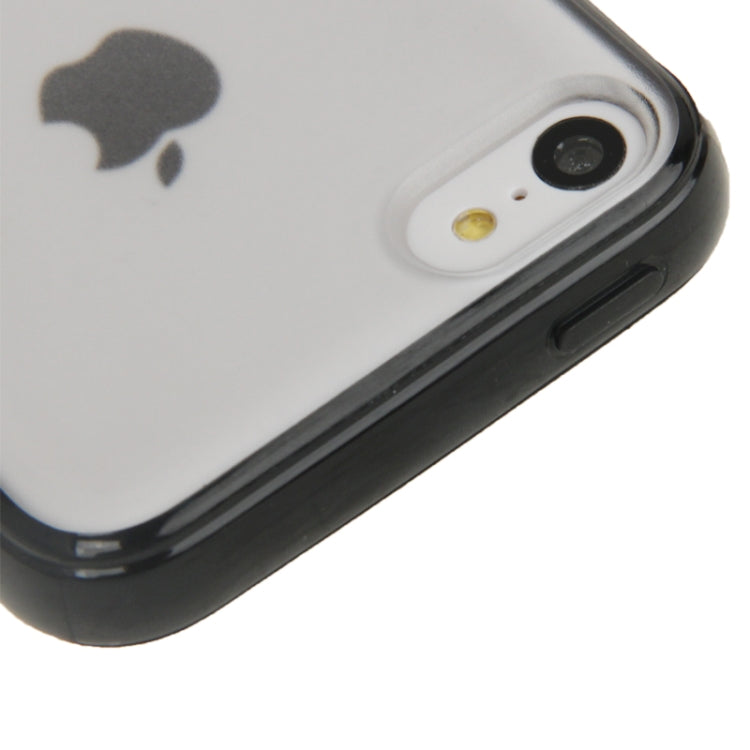 Scrub Translucent Plastic Case with TPU Frame for iPhone 5C