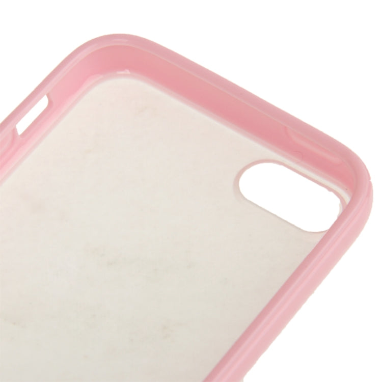 Scrub Translucent Plastic Case with TPU Frame for iPhone 5C