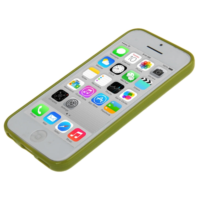 Scrub Translucent Plastic Case with TPU Frame for iPhone 5C