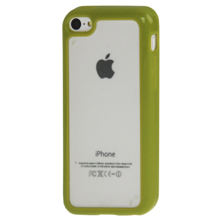 Scrub Translucent Plastic Case with TPU Frame for iPhone 5C