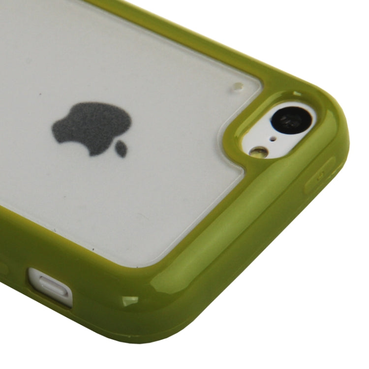 Scrub Translucent Plastic Case with TPU Frame for iPhone 5C