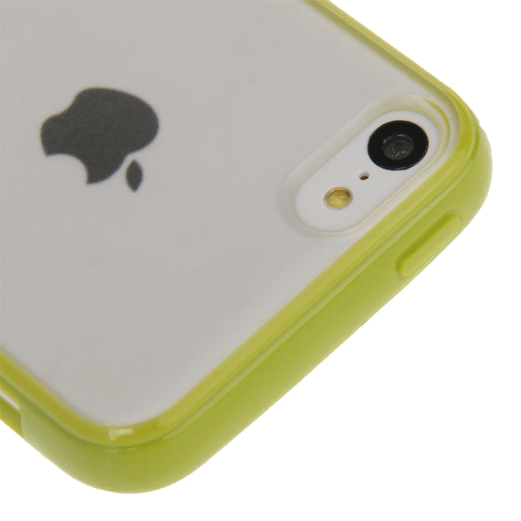 Scrub Translucent Plastic Case with TPU Frame for iPhone 5C