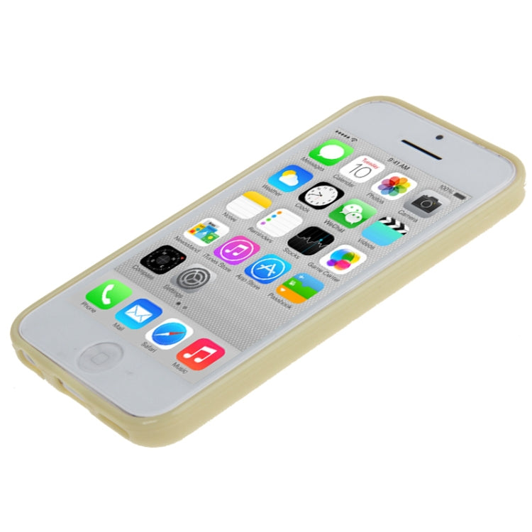 Scrub Translucent Plastic Case with TPU Frame for iPhone 5C