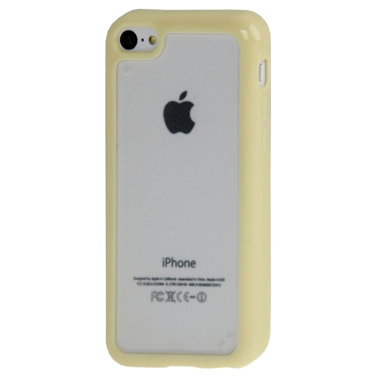 Scrub Translucent Plastic Case with TPU Frame for iPhone 5C
