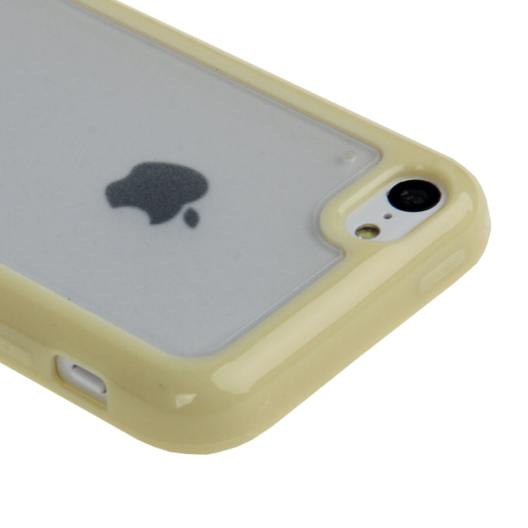 Scrub Translucent Plastic Case with TPU Frame for iPhone 5C