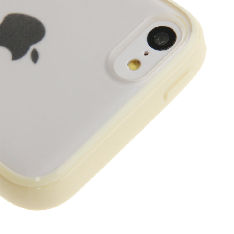 Scrub Translucent Plastic Case with TPU Frame for iPhone 5C