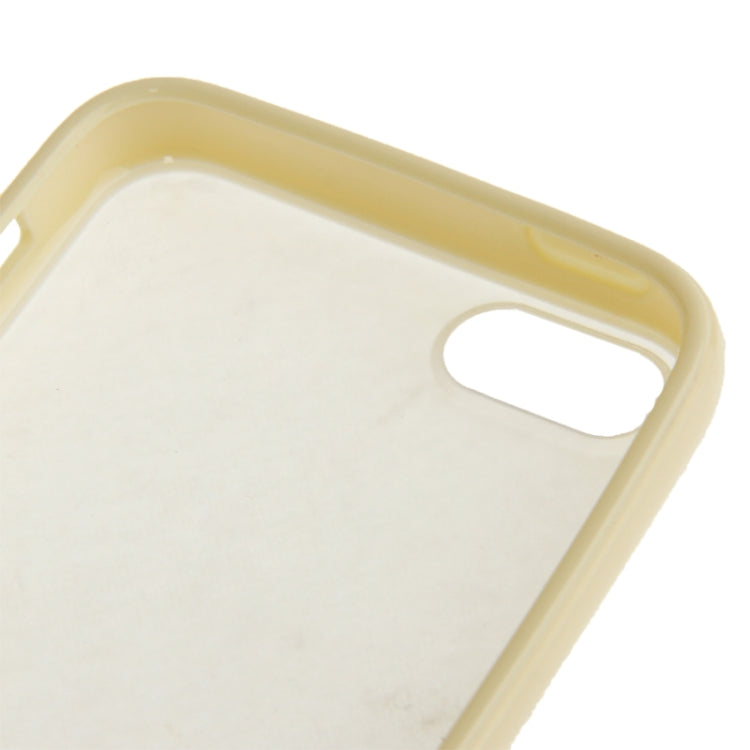 Scrub Translucent Plastic Case with TPU Frame for iPhone 5C