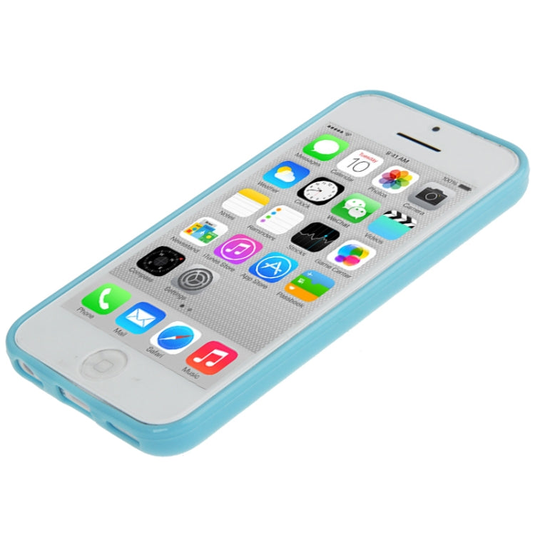 Scrub Translucent Plastic Case with TPU Frame for iPhone 5C