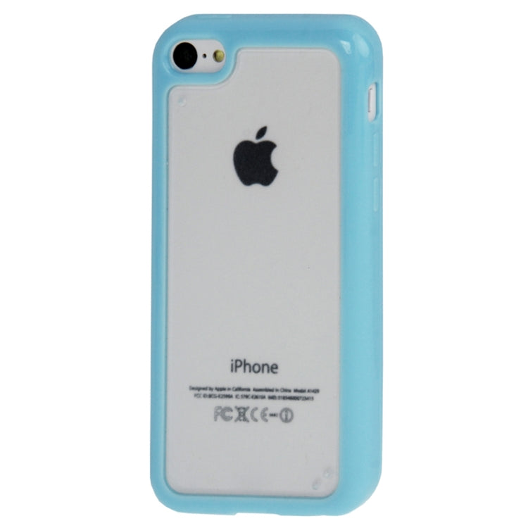 Scrub Translucent Plastic Case with TPU Frame for iPhone 5C