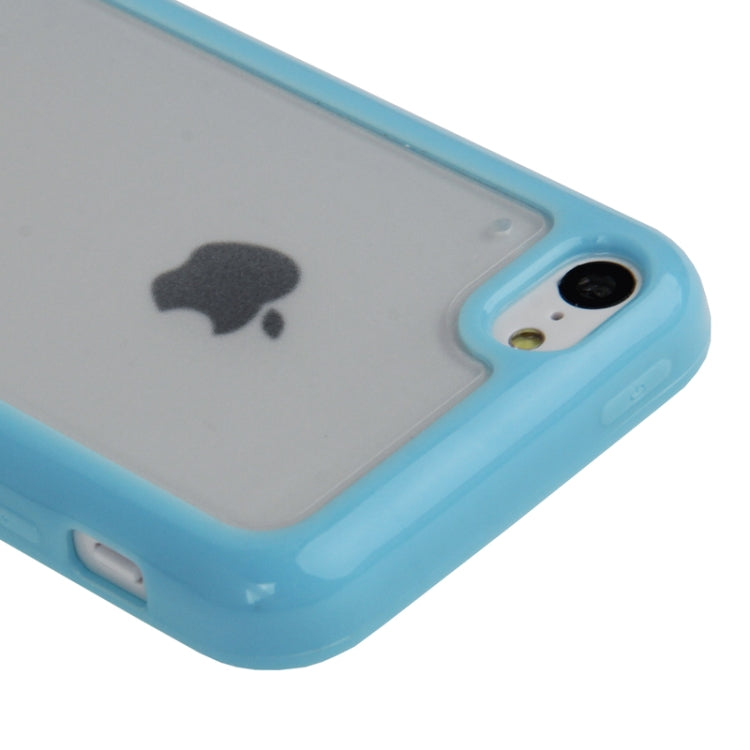 Scrub Translucent Plastic Case with TPU Frame for iPhone 5C