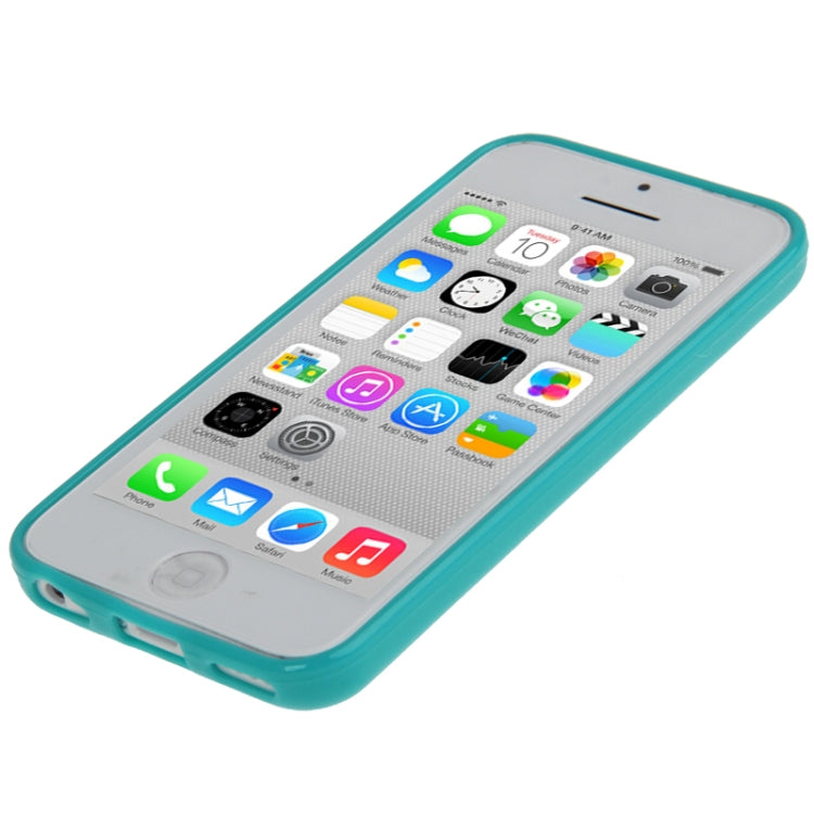 Scrub Translucent Plastic Case with TPU Frame for iPhone 5C
