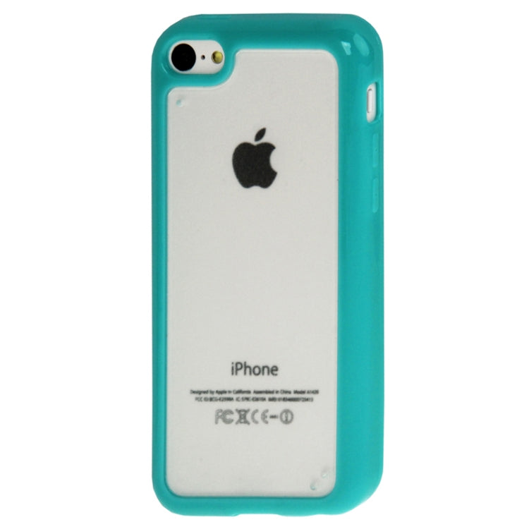 Scrub Translucent Plastic Case with TPU Frame for iPhone 5C