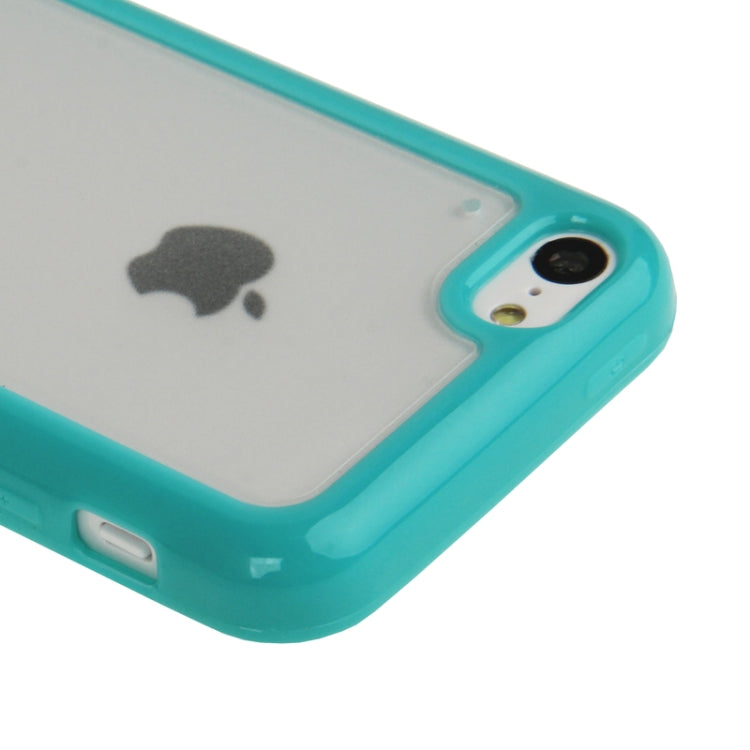 Scrub Translucent Plastic Case with TPU Frame for iPhone 5C