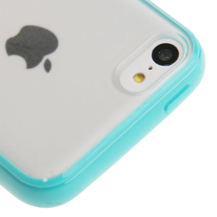 Scrub Translucent Plastic Case with TPU Frame for iPhone 5C