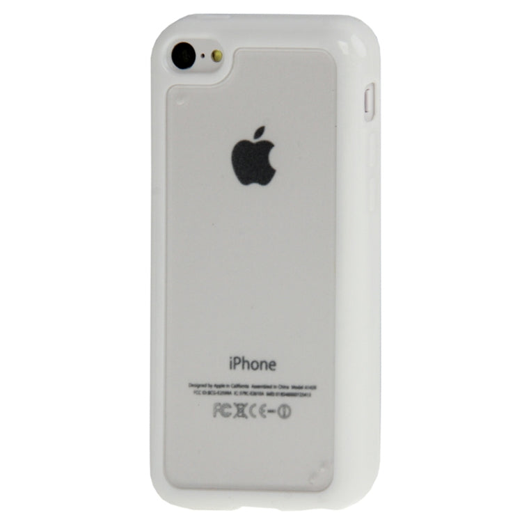 Scrub Translucent Plastic Case with TPU Frame for iPhone 5C