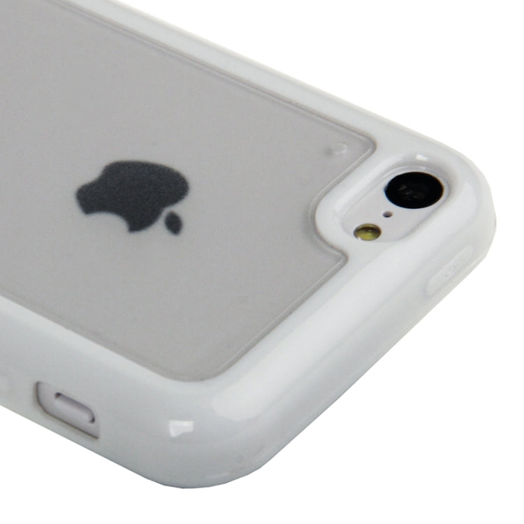 Scrub Translucent Plastic Case with TPU Frame for iPhone 5C