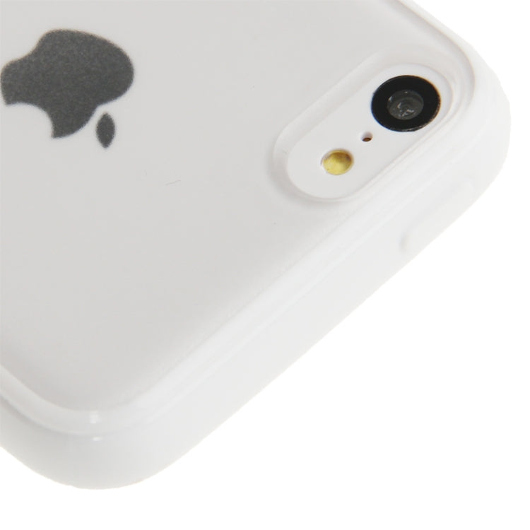 Scrub Translucent Plastic Case with TPU Frame for iPhone 5C