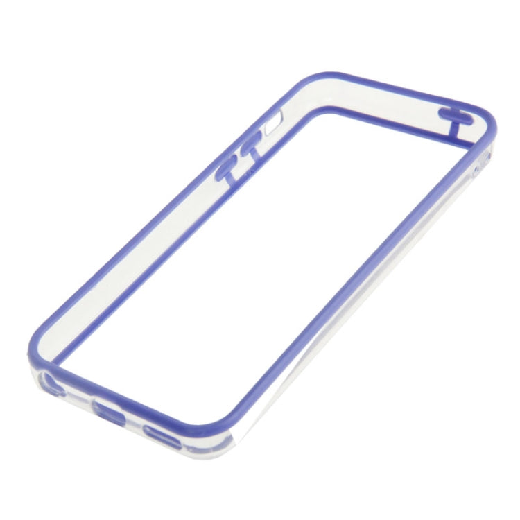 Transparent Plastic + TPU Material Bumper Frame for iPhone 5C