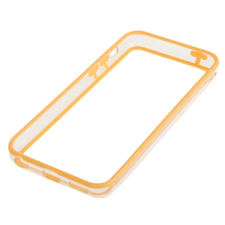 Transparent Plastic + TPU Material Bumper Frame for iPhone 5C