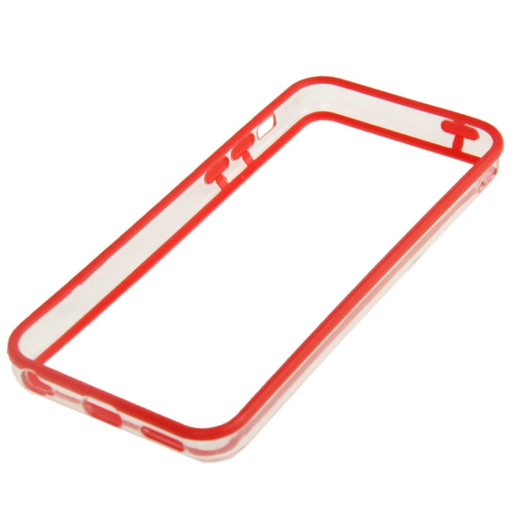 Transparent Plastic + TPU Material Bumper Frame for iPhone 5C