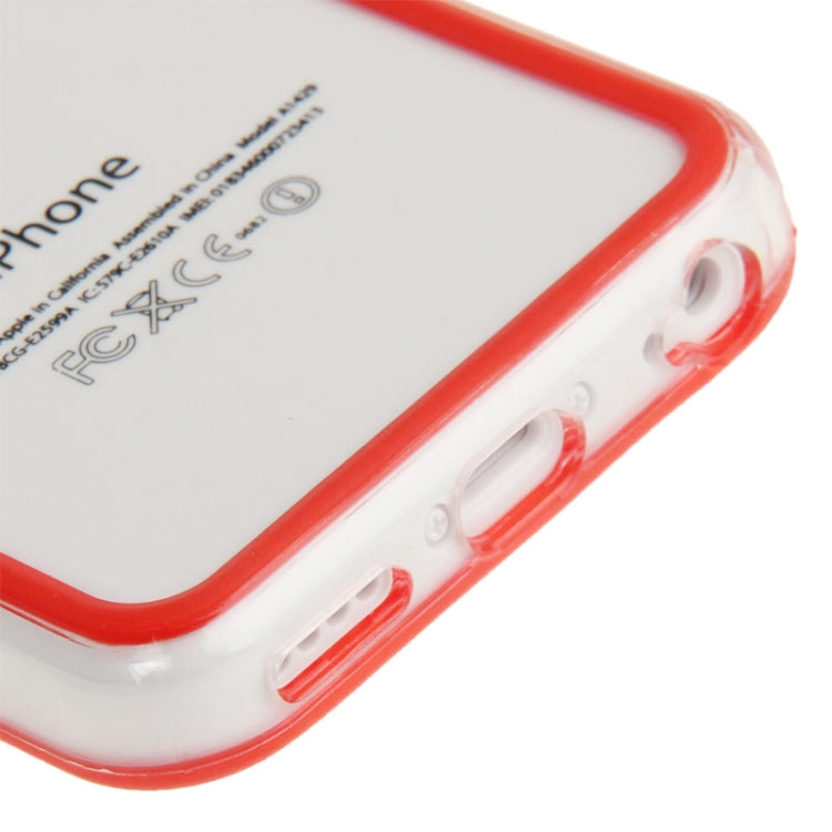 Transparent Plastic + TPU Material Bumper Frame for iPhone 5C
