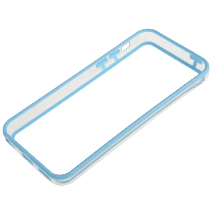 Transparent Plastic + TPU Material Bumper Frame for iPhone 5C