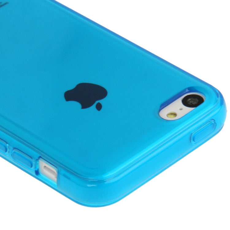 Smooth Surface Transparent TPU Protective Case for iPhone 5C