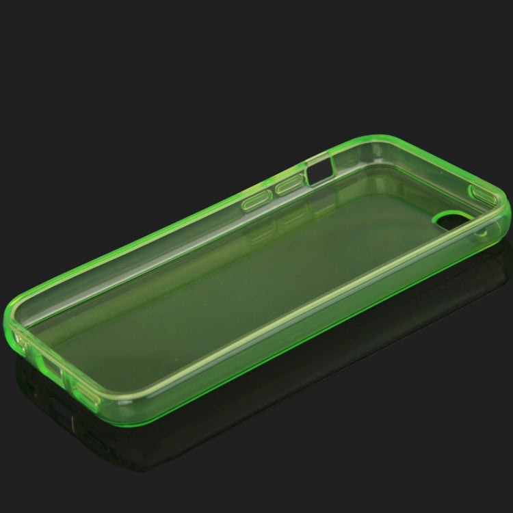 Smooth Surface Transparent TPU Protective Case for iPhone 5C