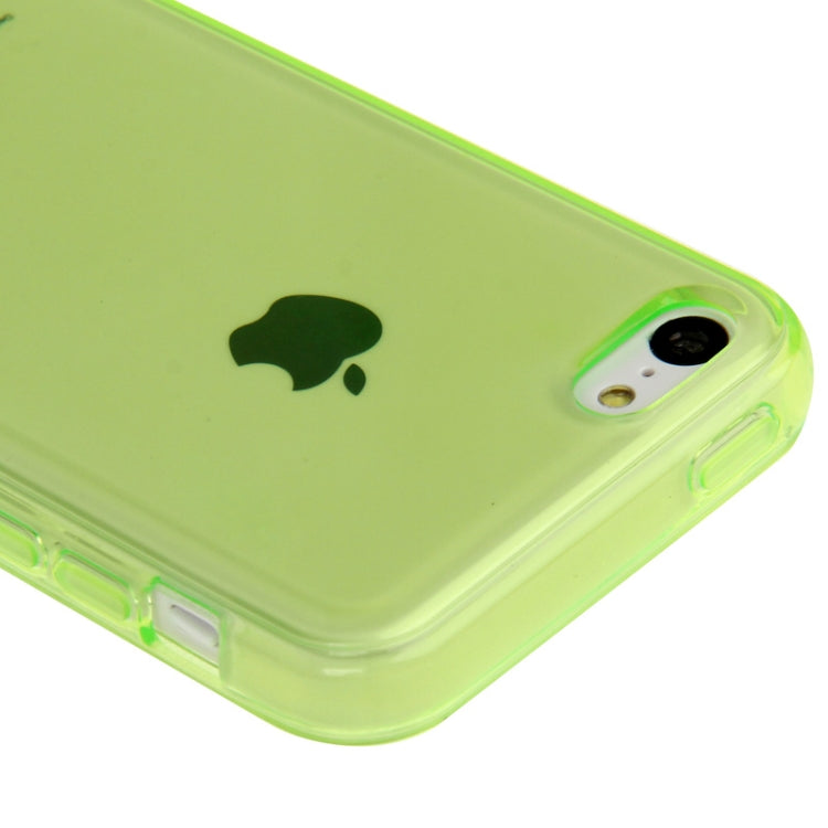 Smooth Surface Transparent TPU Protective Case for iPhone 5C