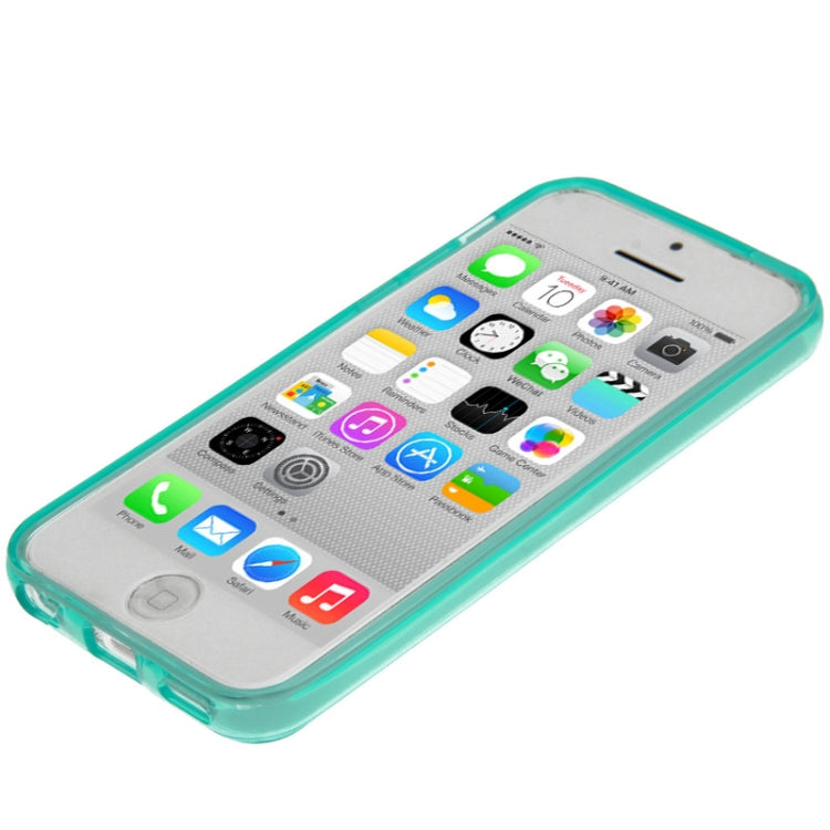 Smooth Surface Transparent TPU Protective Case for iPhone 5C