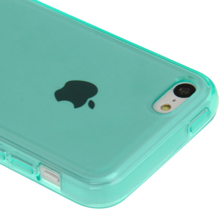 Smooth Surface Transparent TPU Protective Case for iPhone 5C