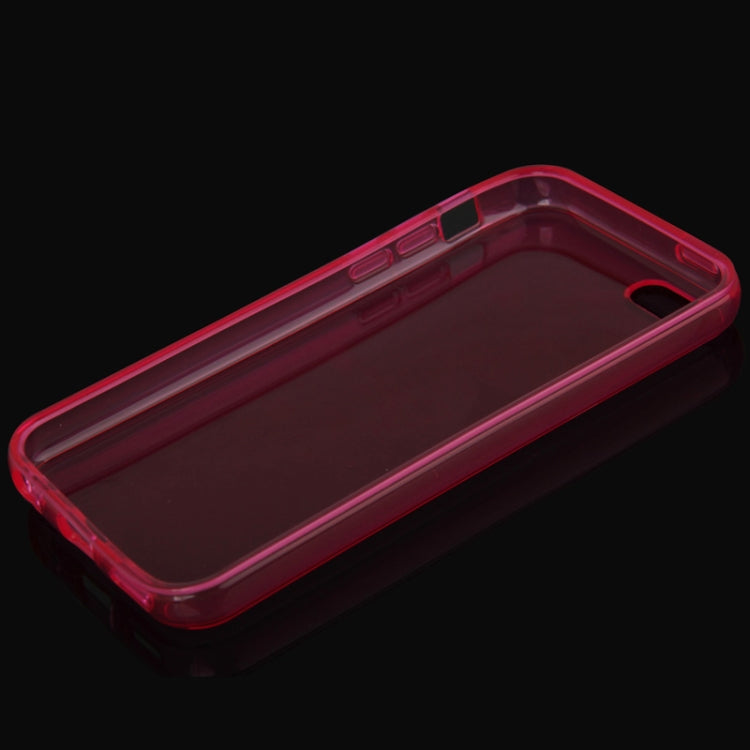 Smooth Surface Transparent TPU Protective Case for iPhone 5C