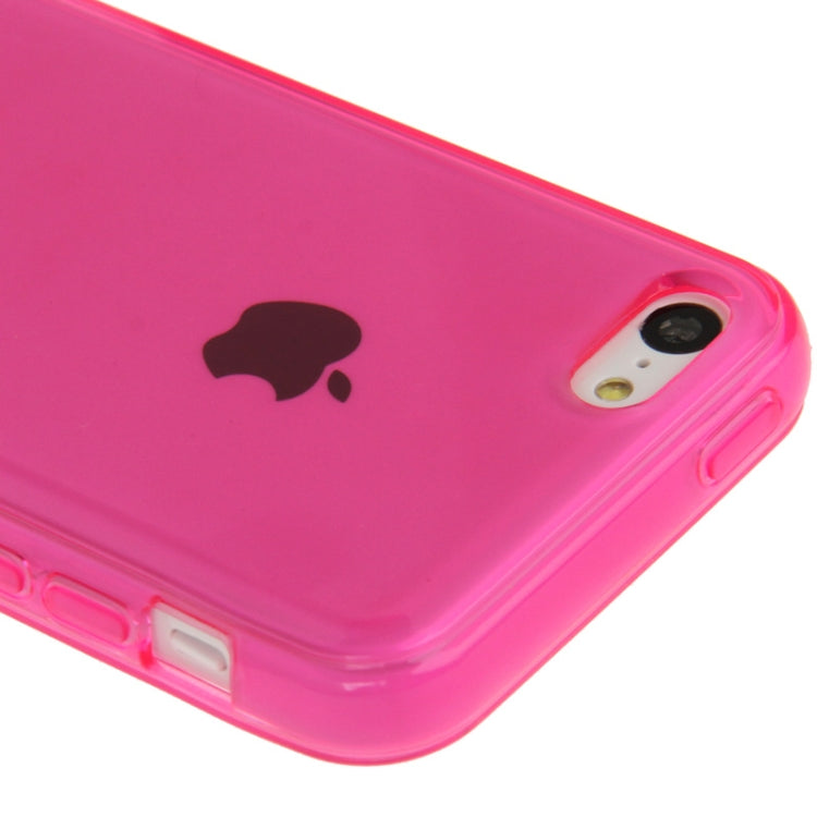 Smooth Surface Transparent TPU Protective Case for iPhone 5C