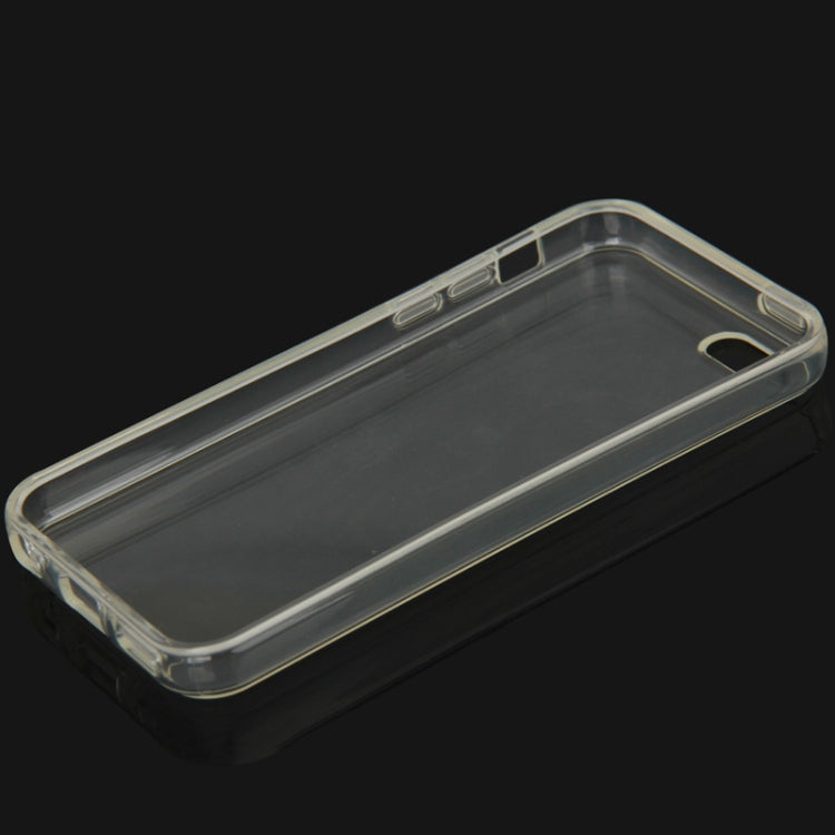 Smooth Surface Transparent TPU Protective Case for iPhone 5C