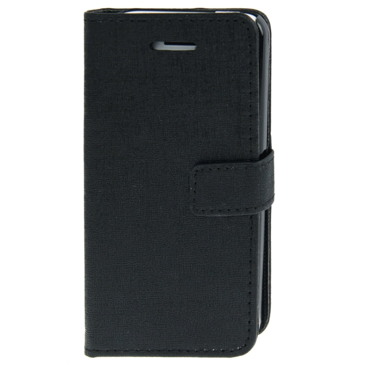 Linen Texture Leather Case with Credit Card Slots & Holder for iPhone 5C